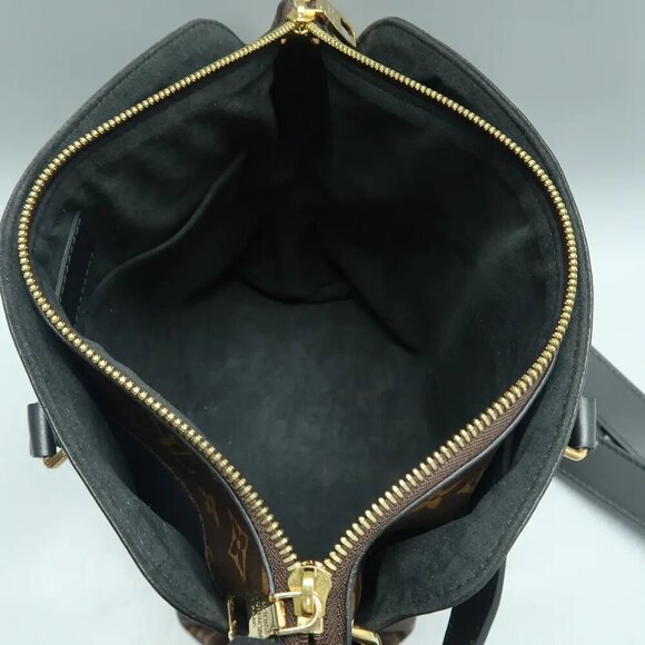 Louis Vuitton Flower Tote Brown Monogram Canvas Satchel 1641-122624 - Picture 9 of 12